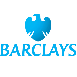 Barclays logo.