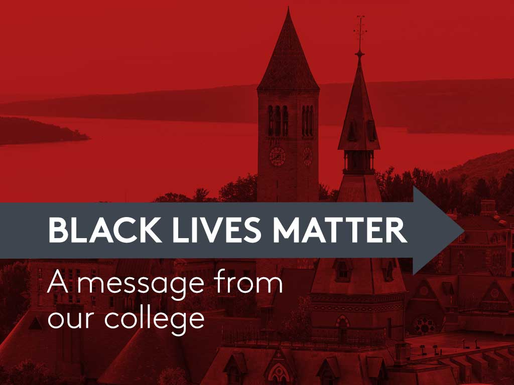 Black Lives Matter: A message from our college.